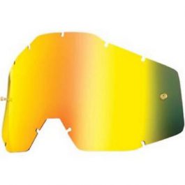 Lens 100% RACECRAFT/ACCURI/STRATA Mirror (GOLD color)
