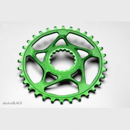Absolute Black Chainring CANNONDALE Hollowgram (28T, Green)