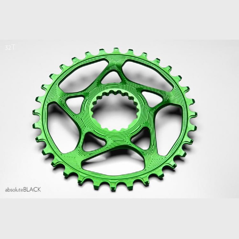 Anello Catena AbsoluteBlack Rotondo Per Cannondale Hollowgram – Montaggio Diretto 28T A 34T