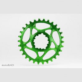 Absolute Black CHAINRING SRAM 1x Boost 148mm (30T, Green)