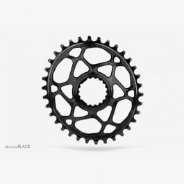 Absolute Black Oval Chainring CANNONDALE Hollowgram (Black)