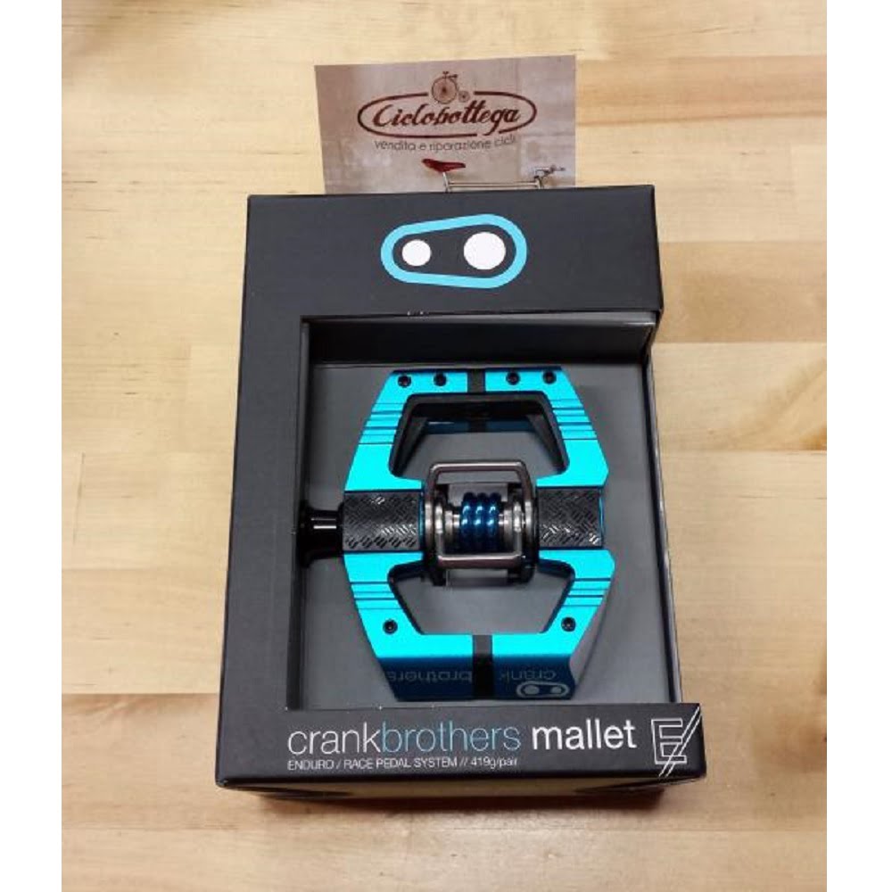 Pedals Crank Brothers MALLET ENDURO (light blue)