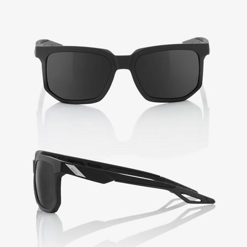 100% Centric glasses Matte Black Smoke Lens - Image 3