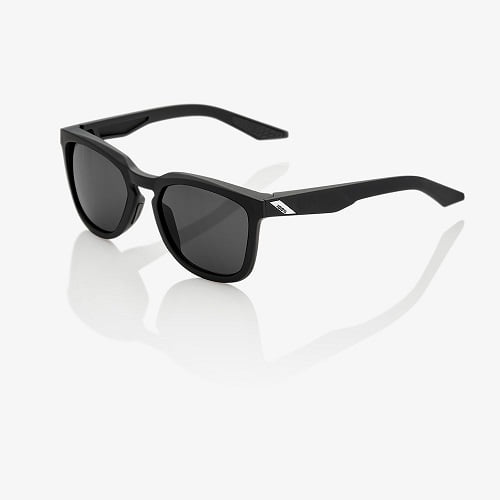 100% Hudson occhiali da sole sportivi Soft Tact Black - Smoke Lens