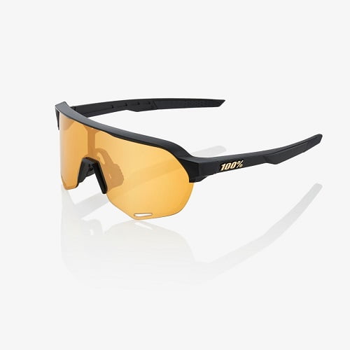 Sunglasses S2 Matte Black - Flash Gold - Image 3