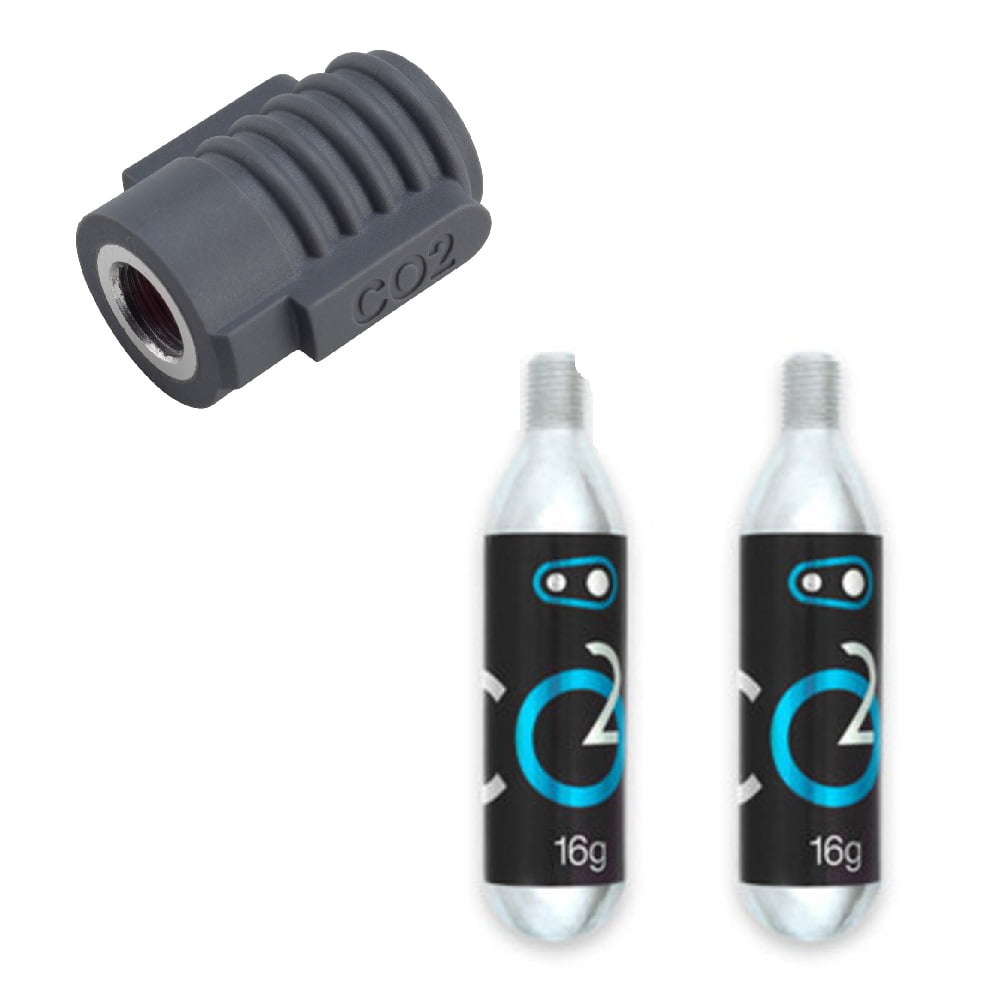 Erogatore CO2 Crank Brothers KLIC Pump + 2 Cartucce 16g Ciclobottega