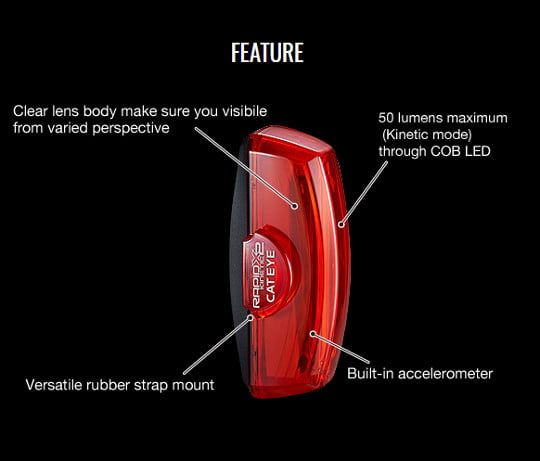 cateye rapid x2 rear light