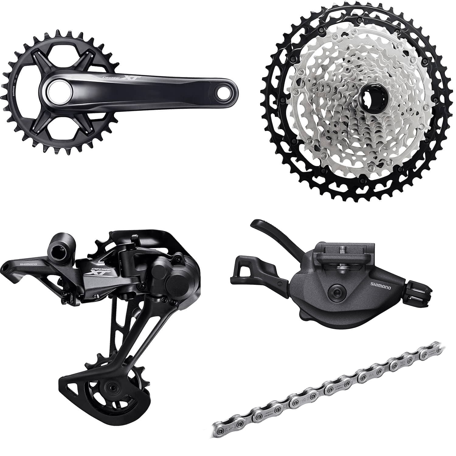 Shimano Gruppo XT M8100 12s - 5 Pezzi