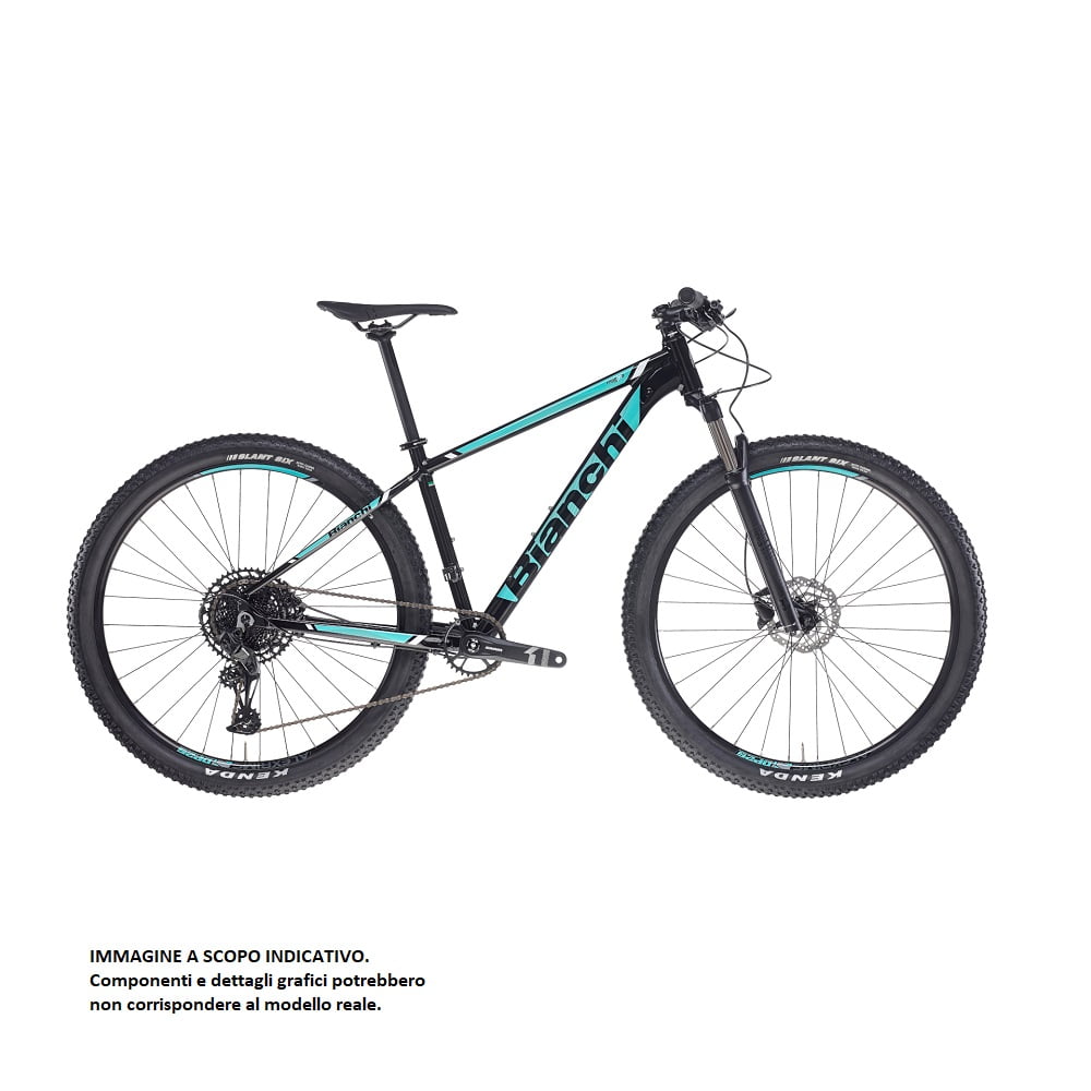 Bianchi Magma 9.S 2021 – DEORE 1X12SP - MTB Nero Lucido Celeste
