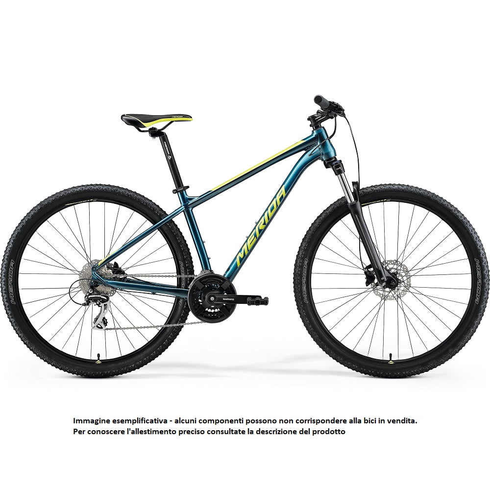 MERIDA BIG.NINE 20 2021 MTB FRONT - BLU METALLIZZATO - Ciclobottega Bikeshop
