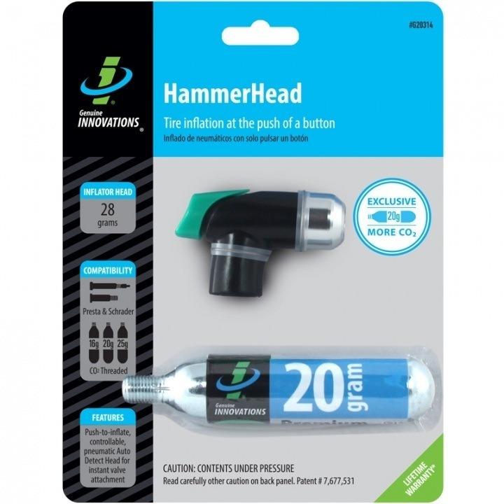 Pompa inflator HAMMERHEAD + Co2 20g - immagine 3