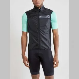 Craft Essence Light Wind Vest – Gilet Antivento Tascabile (Nero)