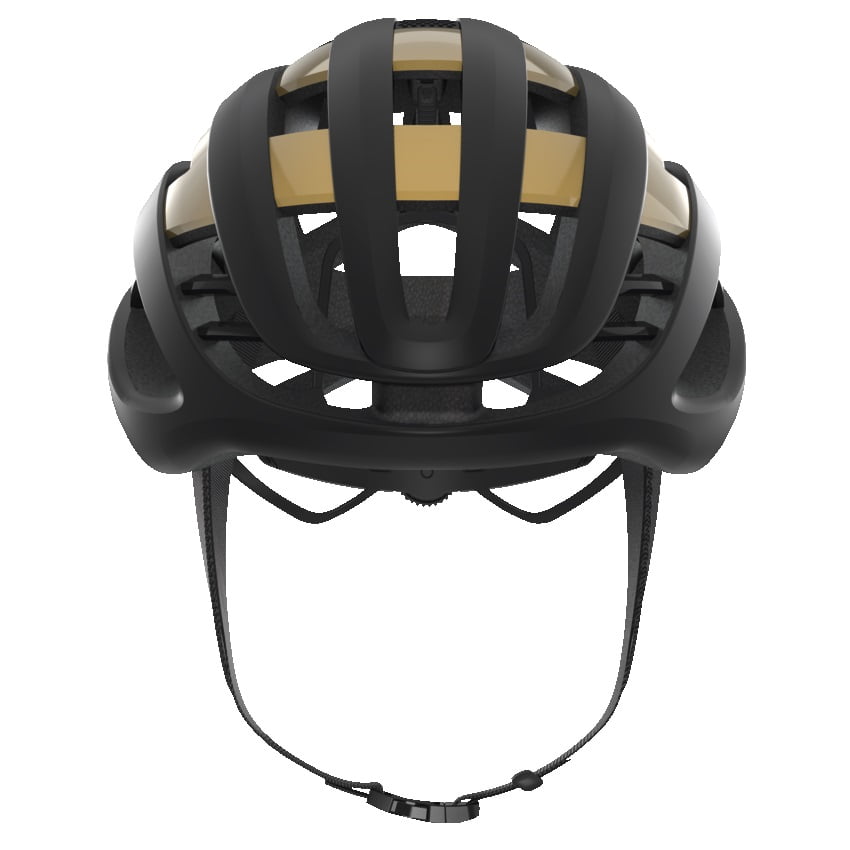 ABUS AIRBREAKER Black Gold Road Helmet - Image 2
