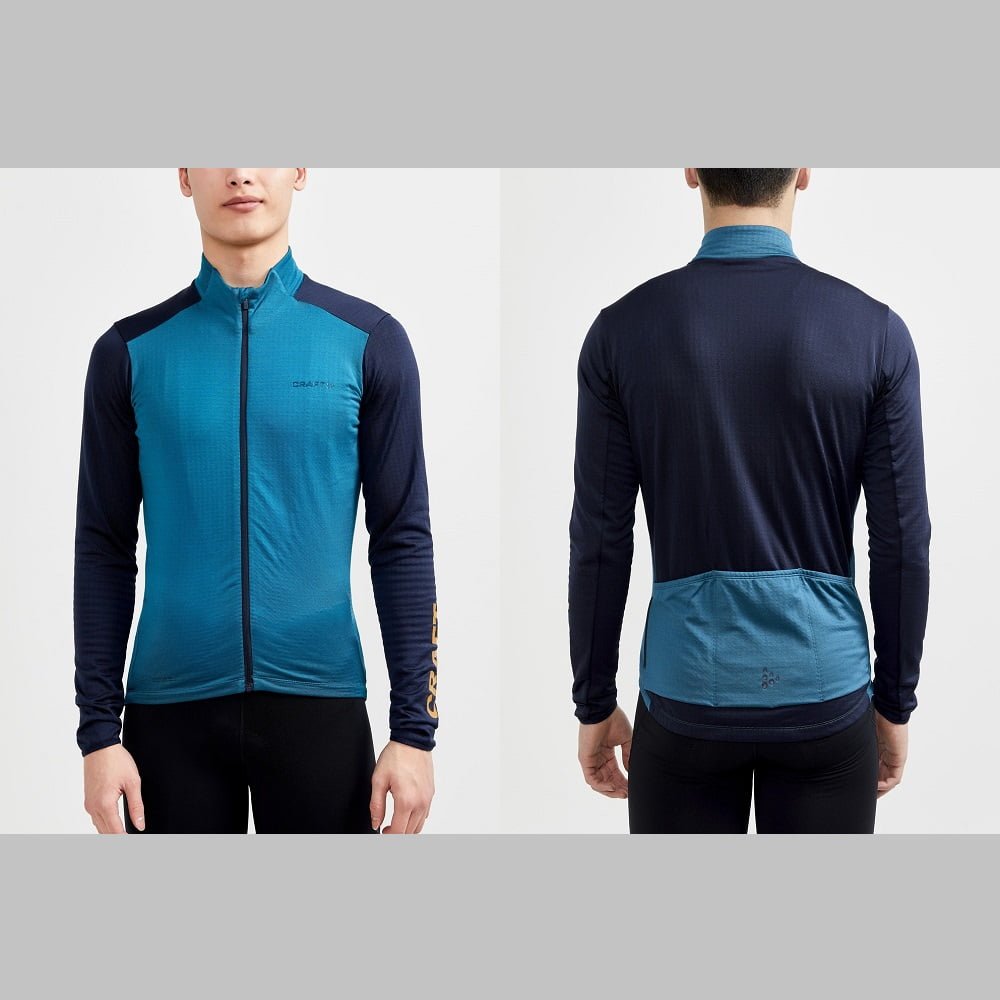 Craft Core Bike SUBZ Maglia manica lunga - Blu Navy