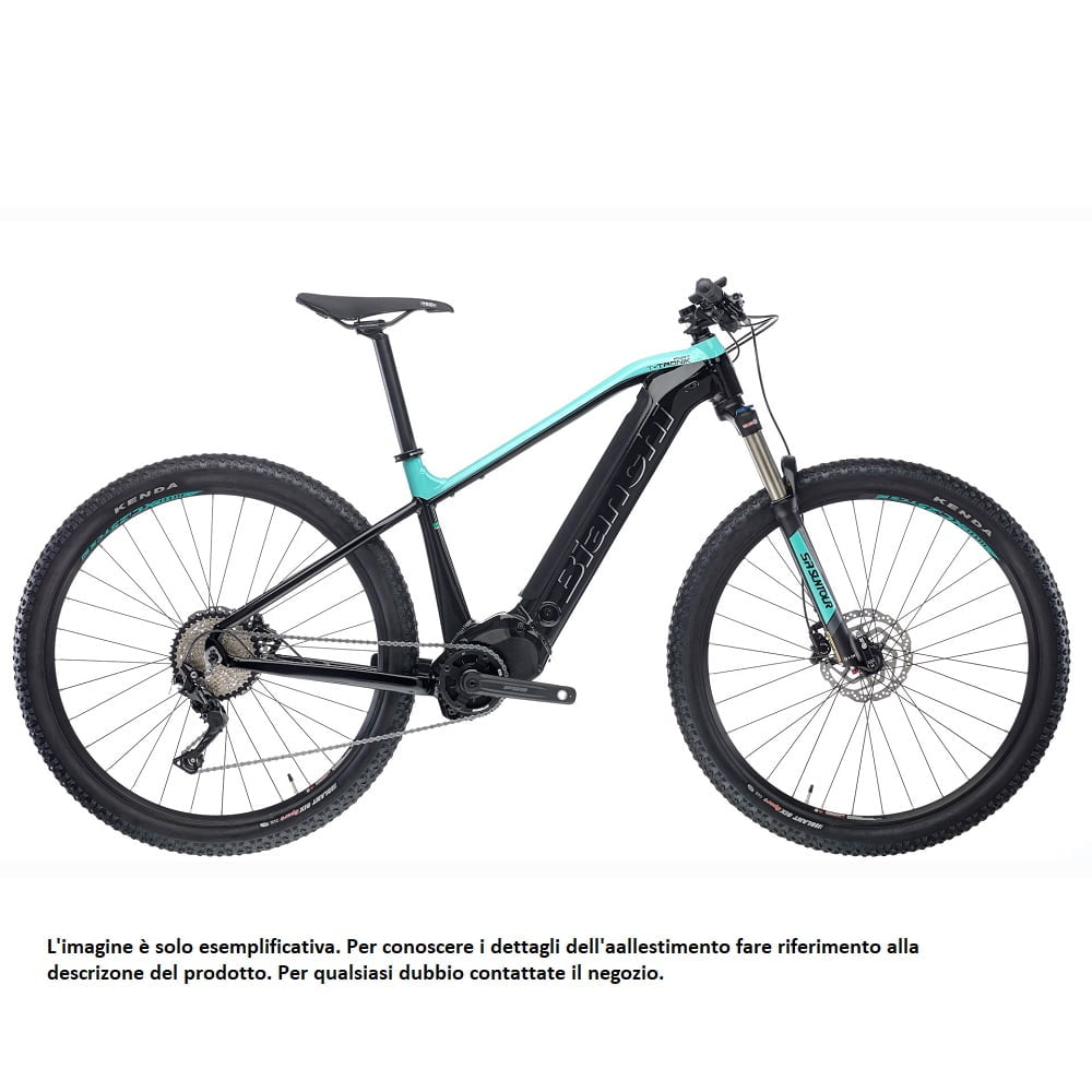 Bianchi T-TRONIK SPORT 9.1 SX LTD - EMTB Pedalata assistita - 12v (Celeste  Nero)