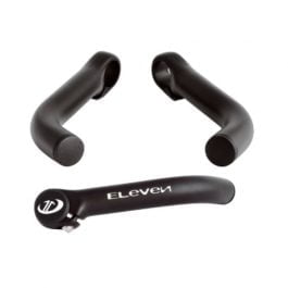 Eleven Coppia Appendici Lunghe Alluminio Nero