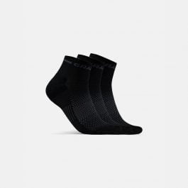 Craft CORE Dry Mid Sock 3-Pack Calzini Estivi (Nero)