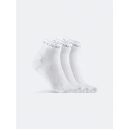Craft CORE Dry Mid Sock 3-Pack - Calzini Estivi Bianco