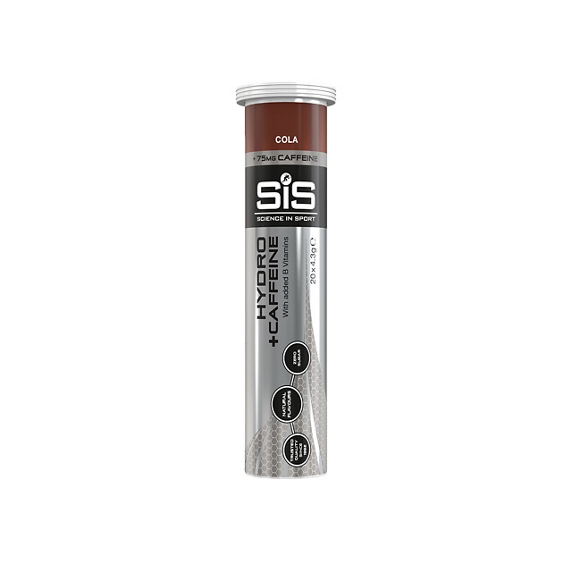 SiS GO Hydro Tablets – Cola Caffeina 20x4g