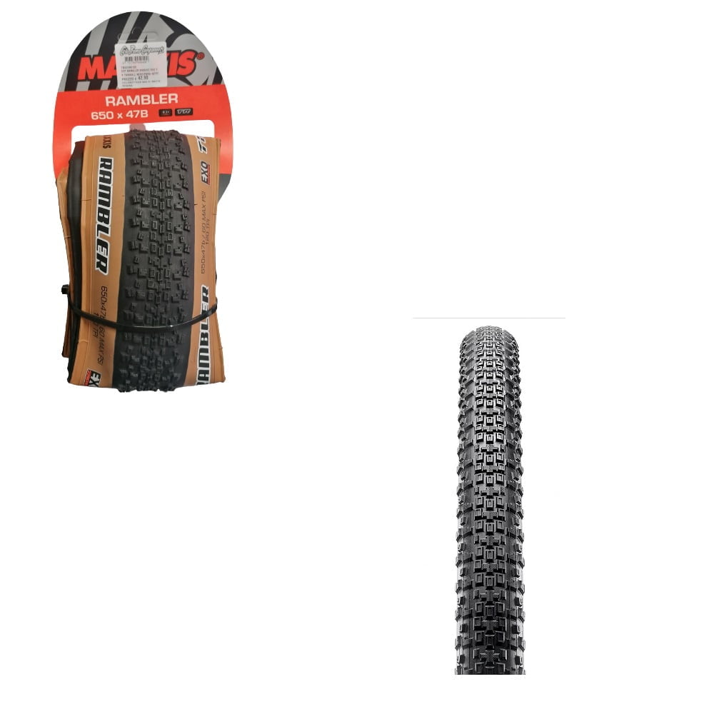 Maxxis Copertone Gravel Rambler 650x47B EXO TR Spalla Beige