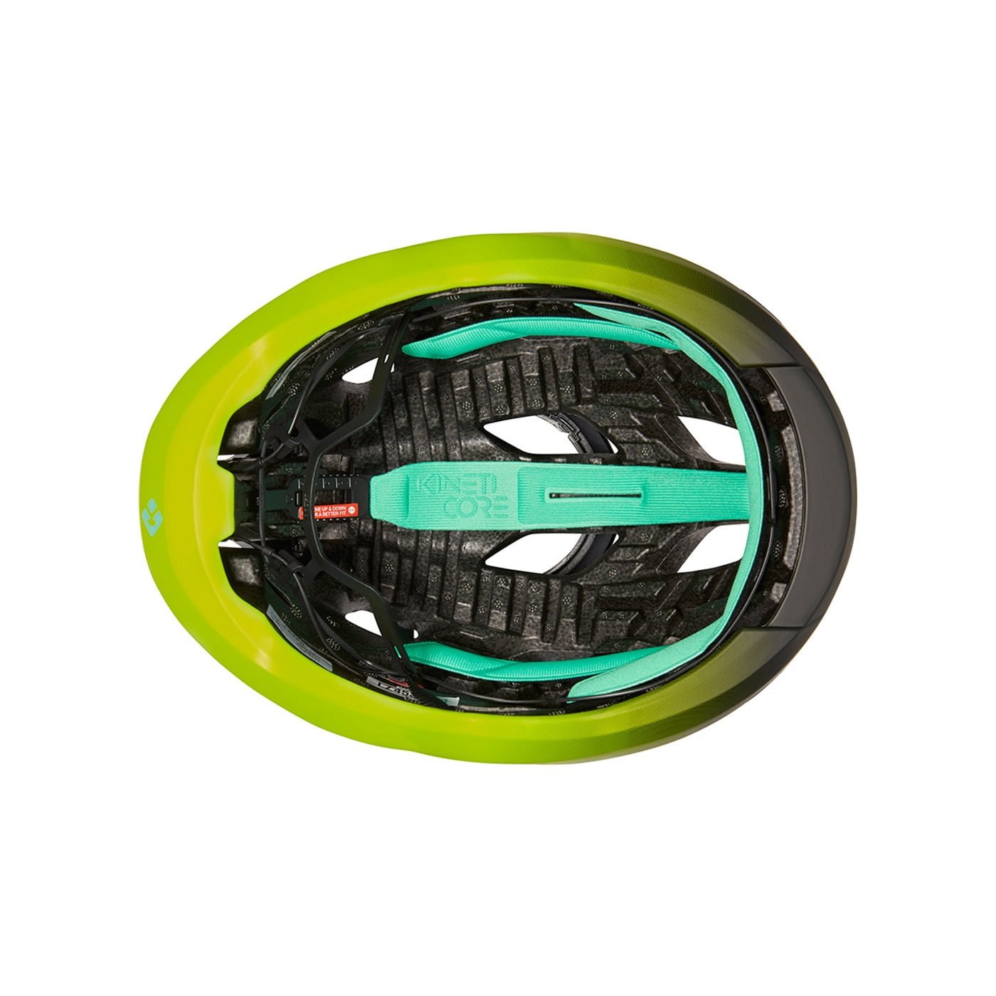 Lazer STRADA KINETICORE Casco Ciclismo (Verde-Giallo Fluo) - immagine 4