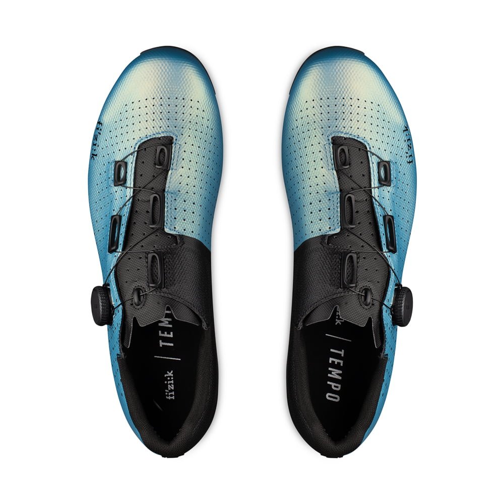 Fizik Tempo Decos Carbon Road Shoes – Iridescent Blue - Image 4