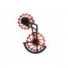 Nova Ride Gabbia Cambio Posteriore OSPW Pulegge Oversize SHIMANO ROAD 12S Red
