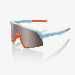 Sunglasses Ride100% S3 Soft Tact Two Tone Hiper Silver Mirror Lens