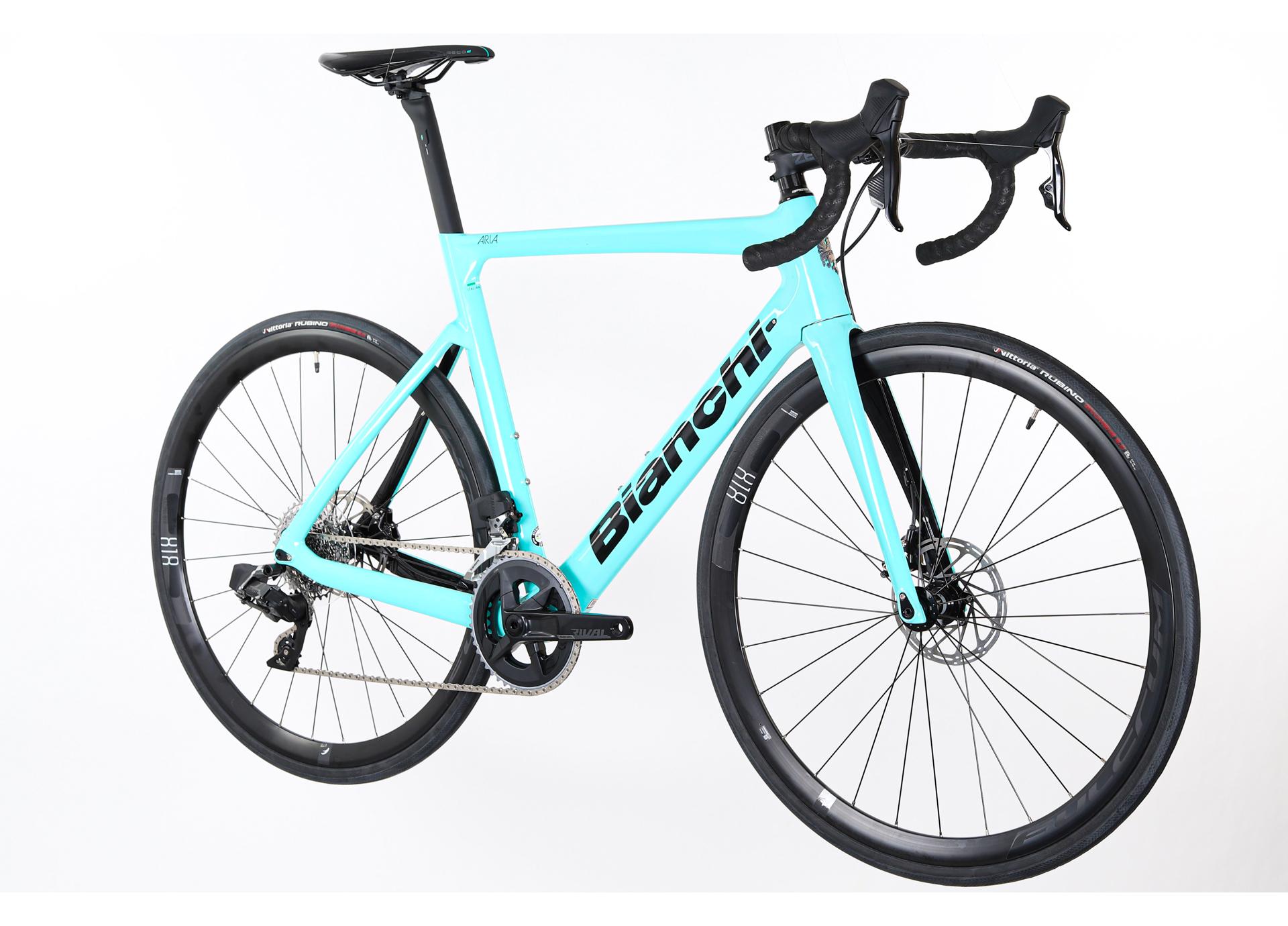 Bianchi Aria Rival Etap AXS 12V CELESTE CK16/NERO LUCIDO (2022) -  Ciclobottega Bikeshop
