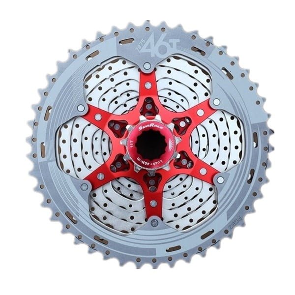 SunRace Cassetta Pignoni 11V 11-46T MX8 Silver - immagine 2