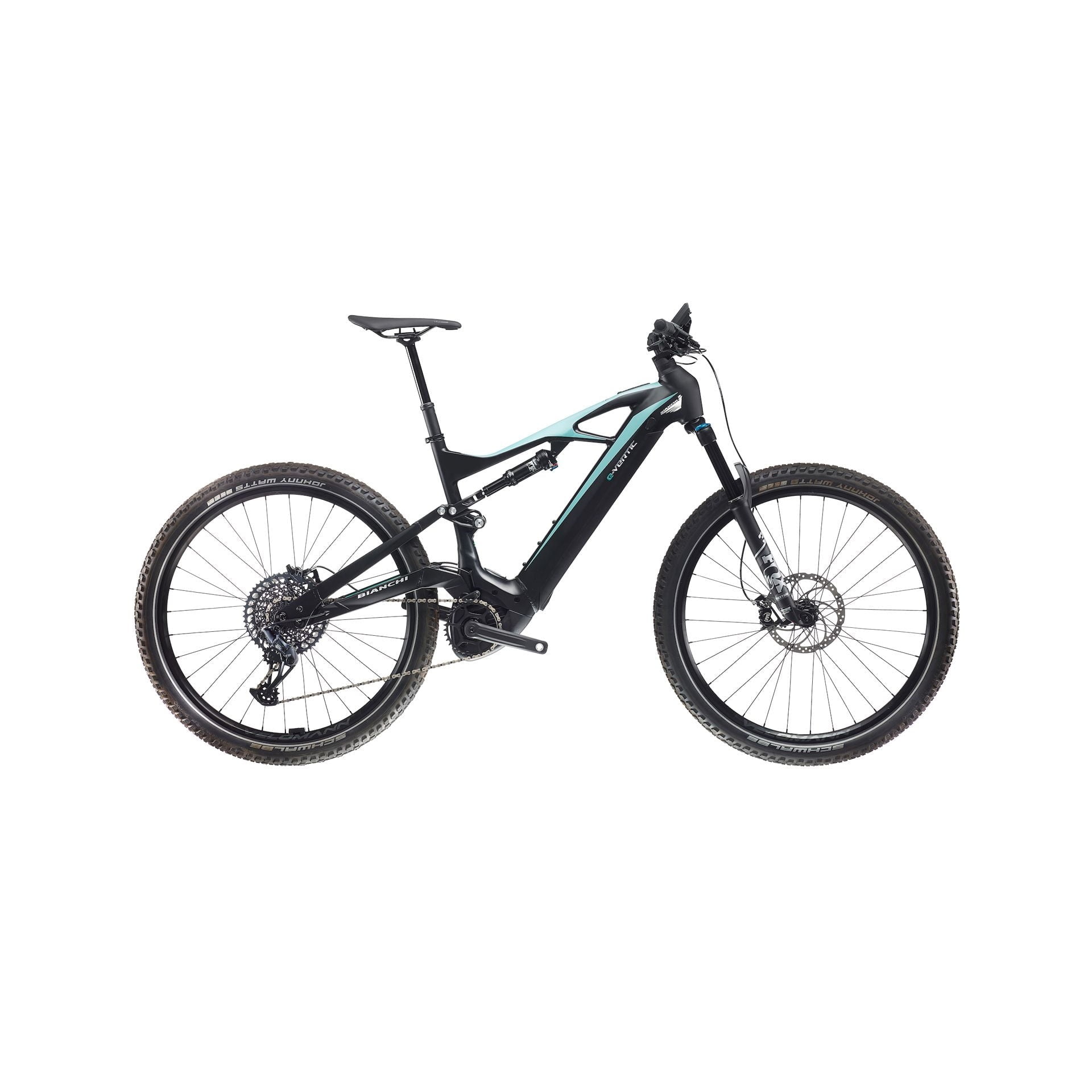 Bianchi E-VERTIC FX-TYPE GX Eagle Bosch 750Wh (Black Celeste, Size L)