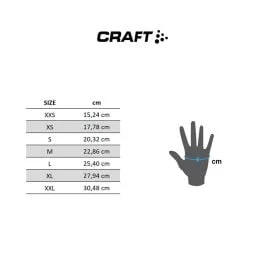 CRAFT Adv Subz Light Glove - Guanto Invernale Ciclismo Nero
