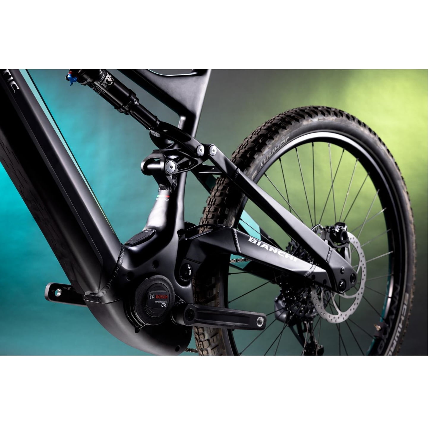 Bianchi E-VERTIC FX-TYPE GX Eagle Bosch 750Wh (Black Celeste, Size L) - Image 2