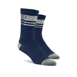 CrankBrothers ICON MTB SOCKS - Navy/Silver
