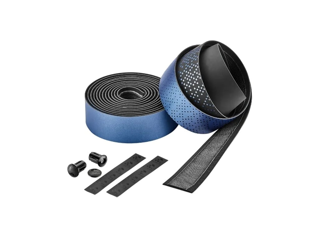 Ciclovation Leather Touch Bartape - Sapphire Blue 2.5mm Nastro Manubrio - immagine 2