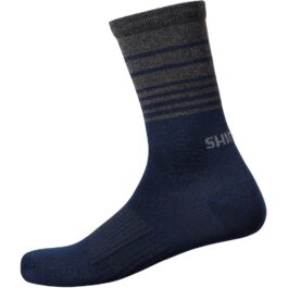 Shimano Original Wool Sock (Navy) – Calzini invernali Ciclismo in Lana