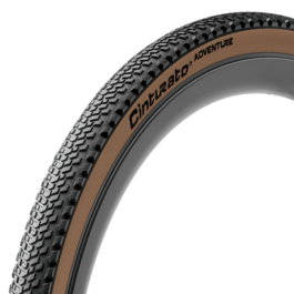 Pirelli Cinturato Adventure Classic TLR Gravel Tire 700x40c - Tan / Brown Wall