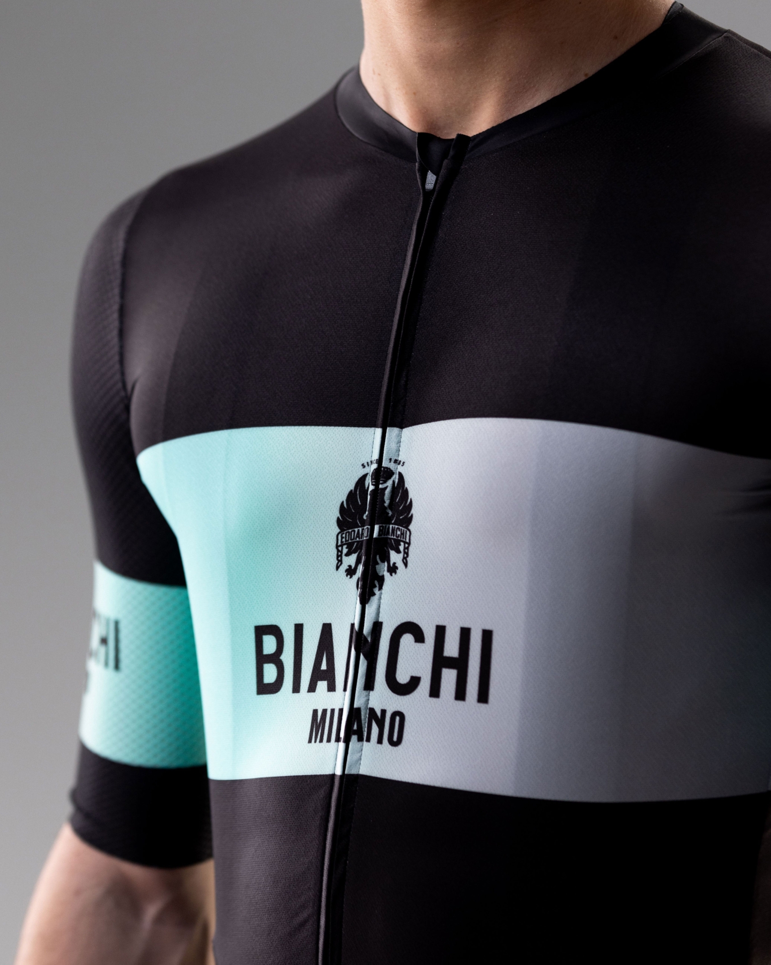 Bianchi REMASTERED Short Sleeve Jersey (Black) - Image 3