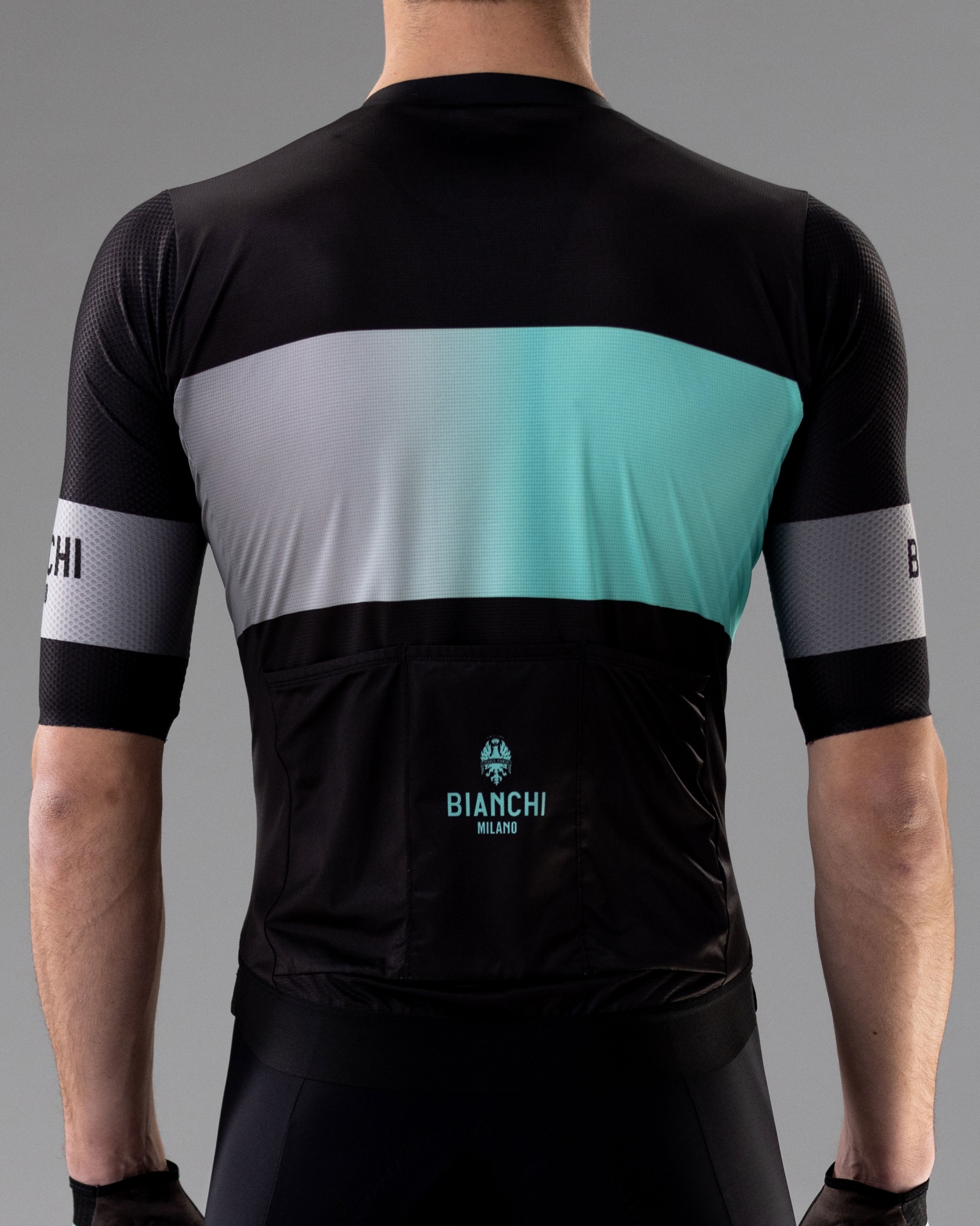 Bianchi REMASTERED Short Sleeve Jersey (Black) - Image 5