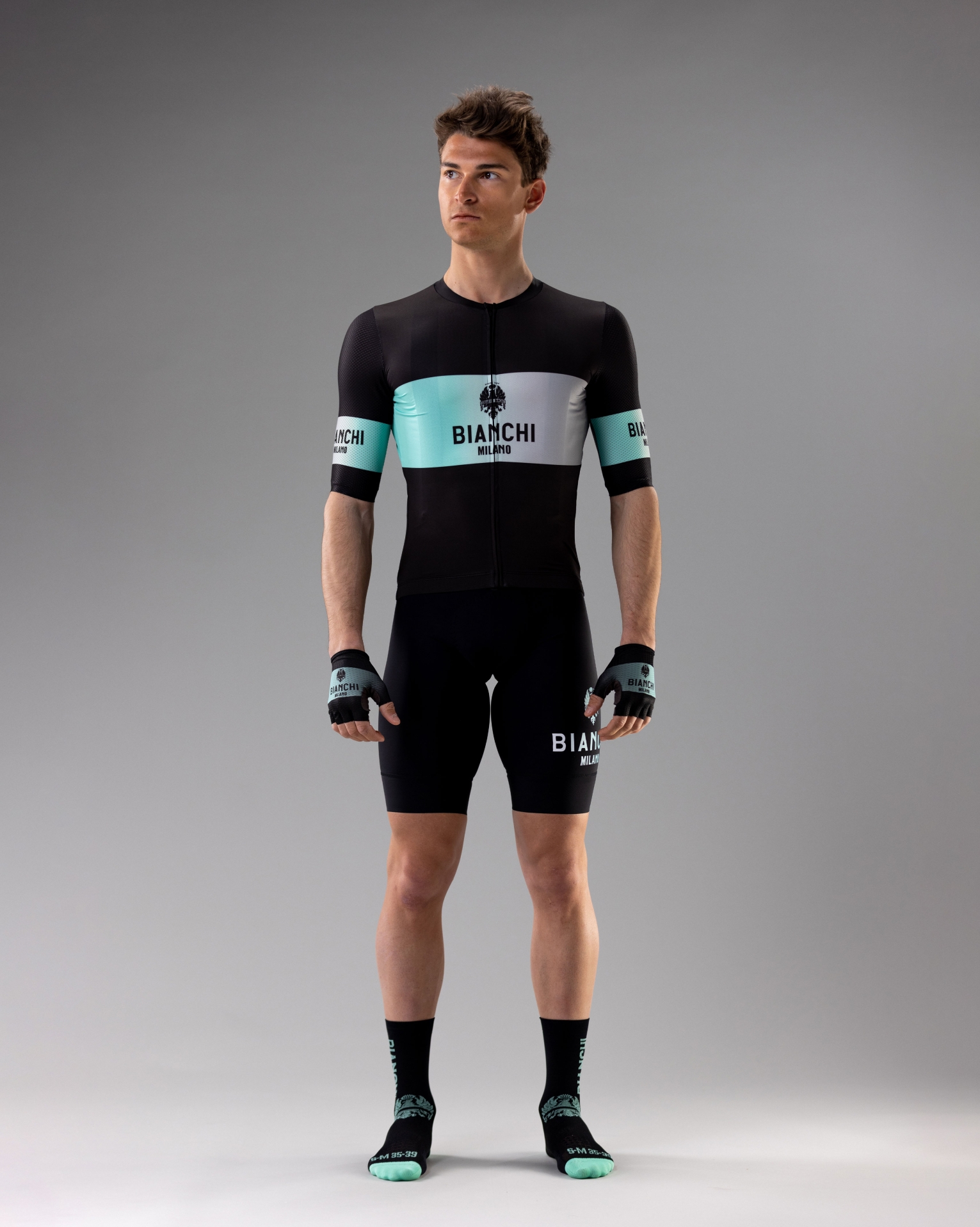 Bianchi REMASTERED Short Sleeve Jersey (Black) - Image 6