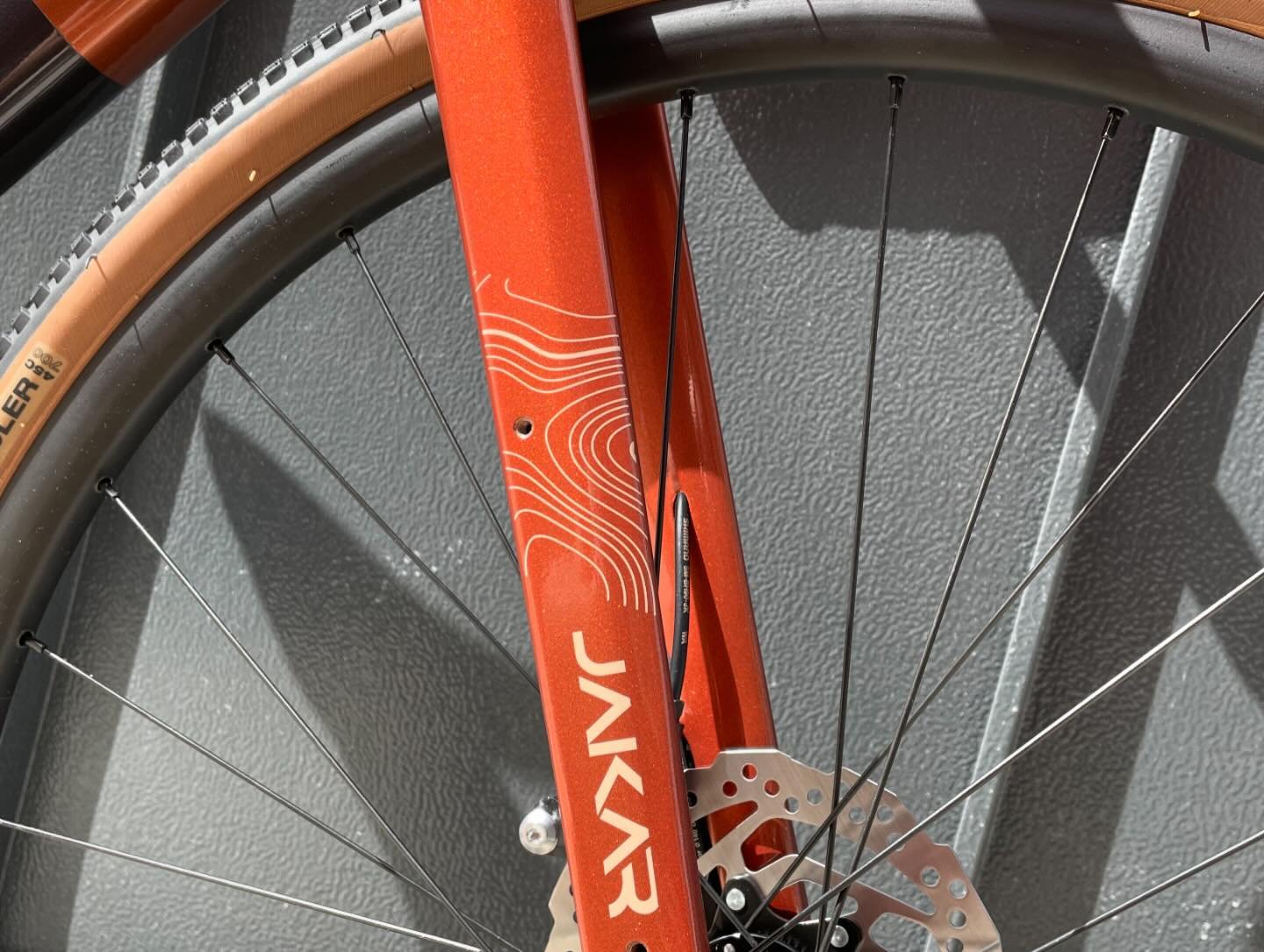 Megamo JAKAR 30 Gravel Bike GRX 2x10 Brown (2024) - Image 7