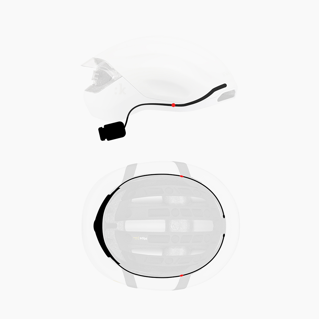 Casco Fizik Kudo MIPS - White Aero - immagine 2