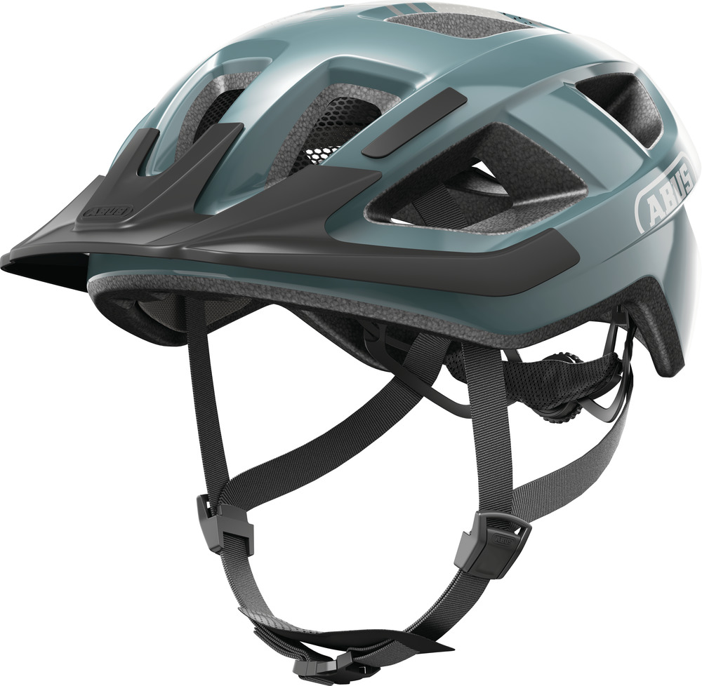 casco bici abus aduro 3 glacier blu