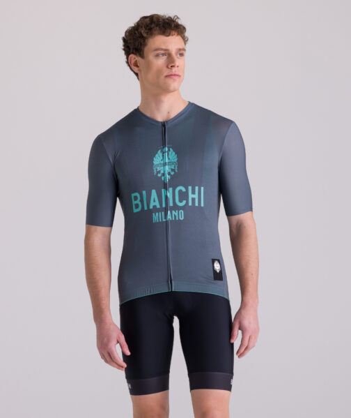 Maglietta Uomo Maniche Lunghe UPF 30+ – Tessuto Traspirante Asciugatura Rapida, 86% Poliestere 14% Spandex, Dettagli Riflettenti, Taglia L Grigia