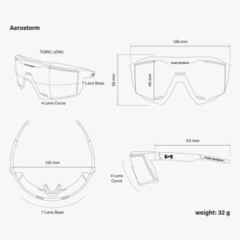 Scicon AEROSTORM Occhiale Ciclismo (Multimirror Silver)