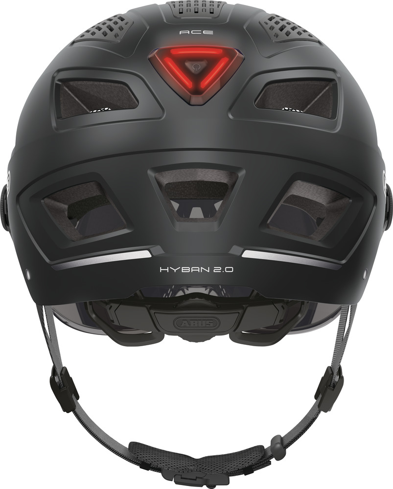 Abus HYBAN 2.0 ACE Velvet Black (Tg L) Casco Visiera Integrata - immagine 2