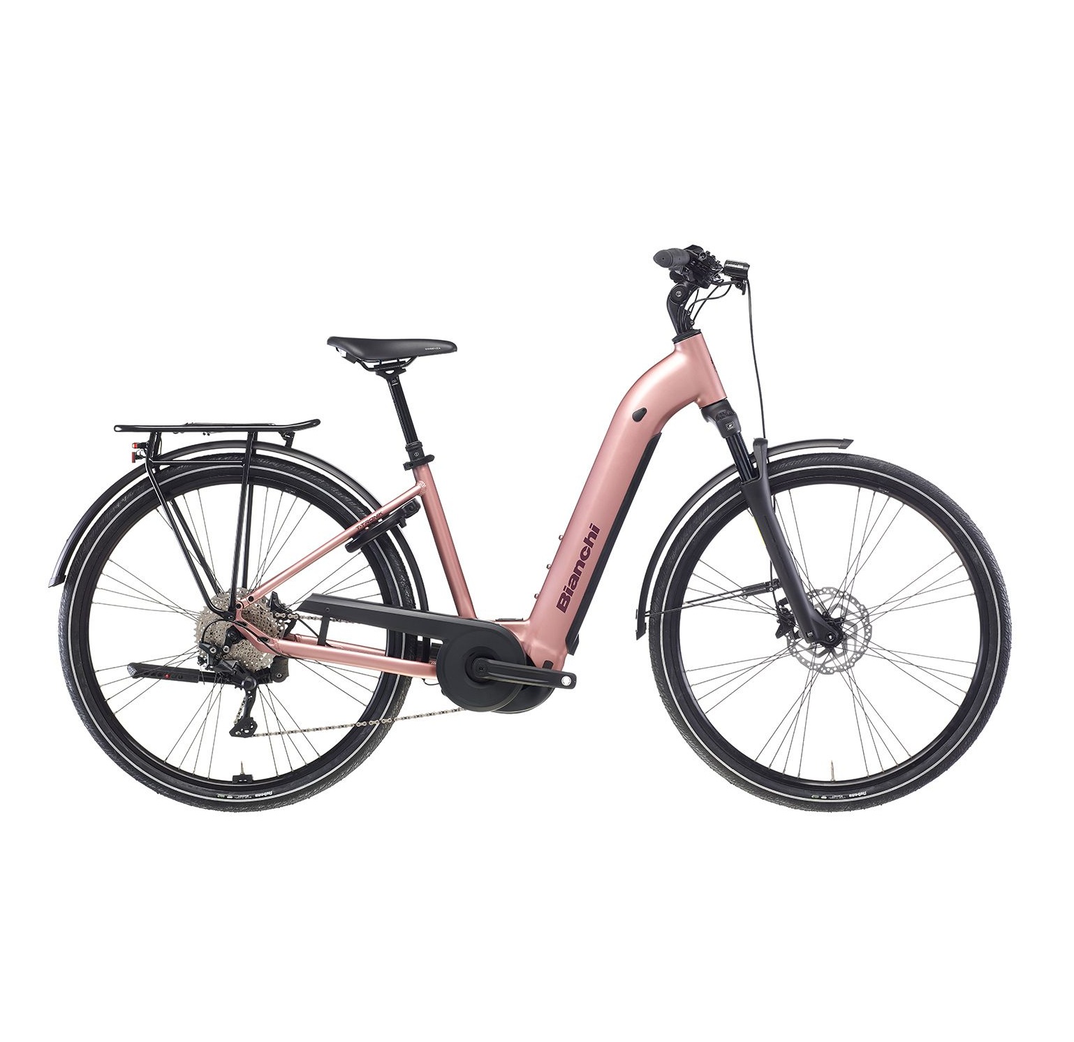 bianchi t-tronik c rosa ebike