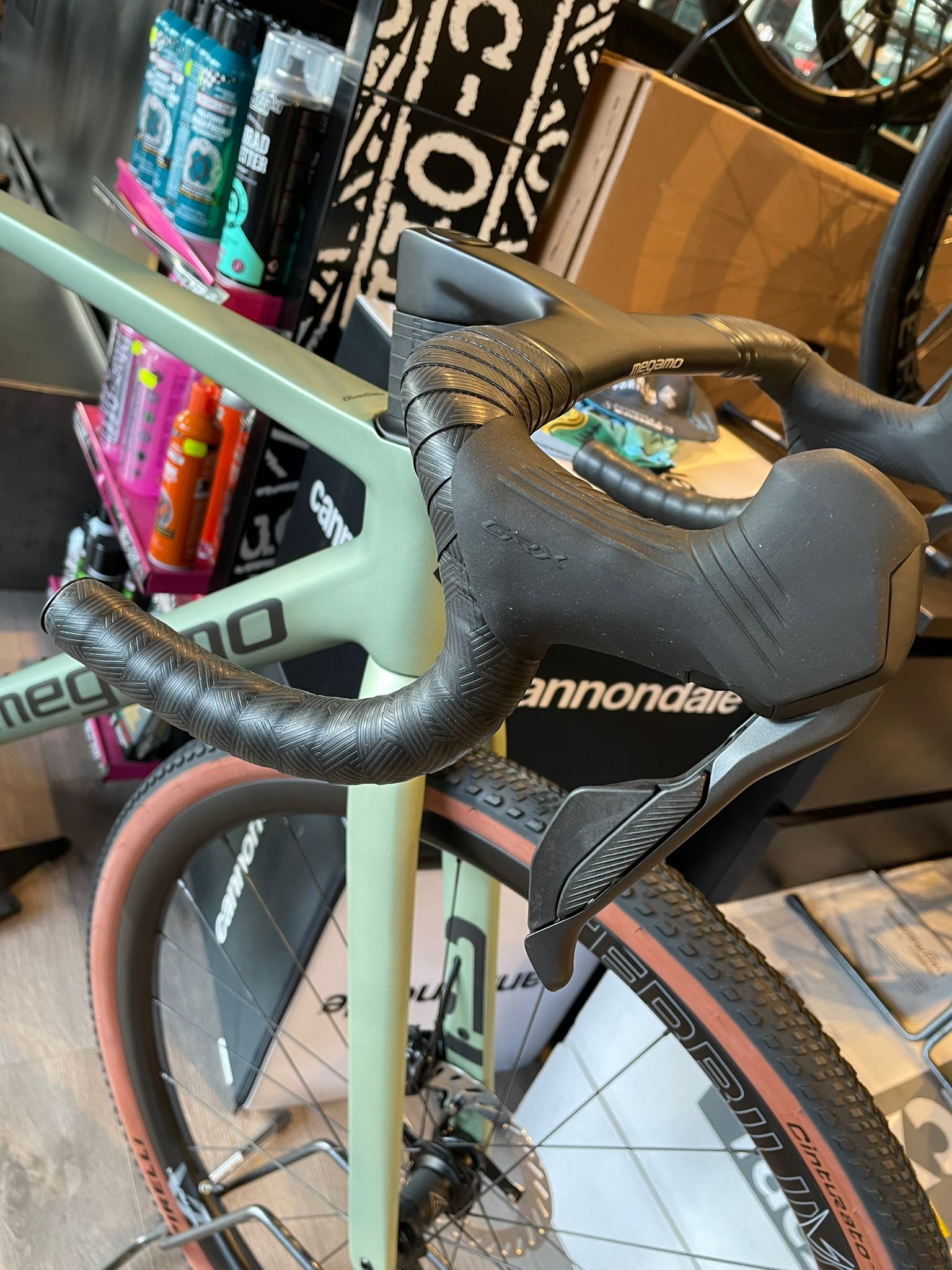 Megamo SILK Grx Di2 2x12 Custom Build 2026 (Green) - Image 7