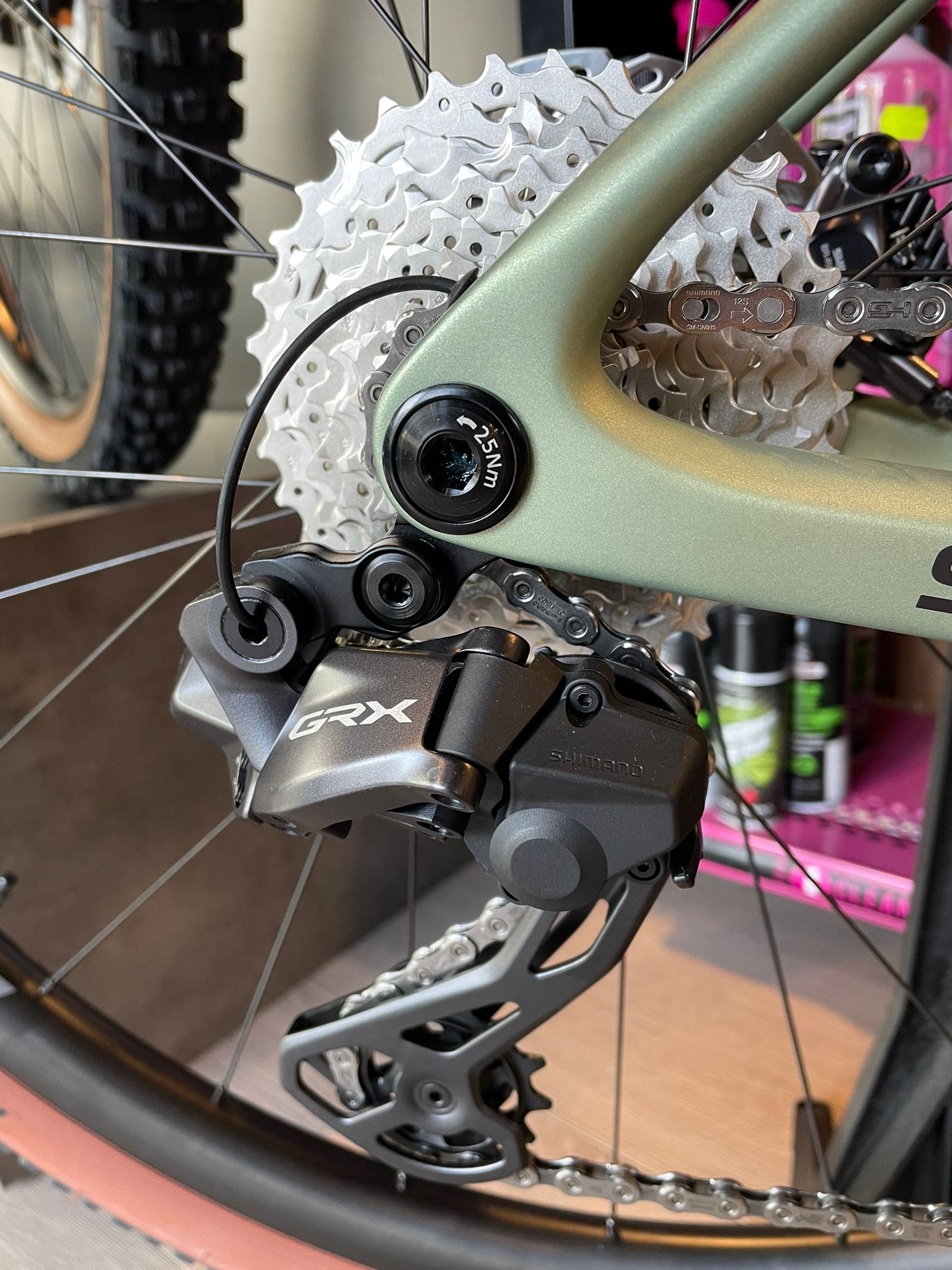 Megamo SILK Grx Di2 2x12 Custom Build 2026 (Green) - Image 9