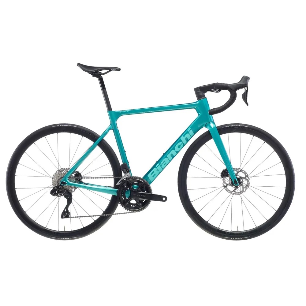 Bianchi Oltre Race 105 Di2 2026 55cm | Metallic Celeste - CicloBottega